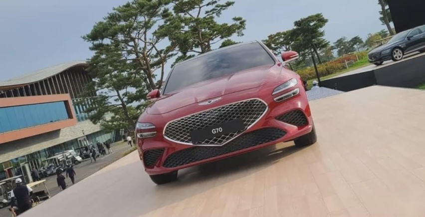 实拍全新捷尼赛思G70，对标宝马3系，未来将入华！