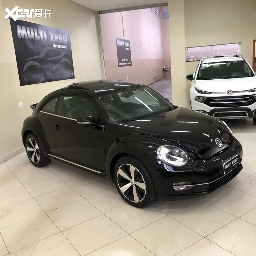 黑色可爱感大众甲壳虫海外实车