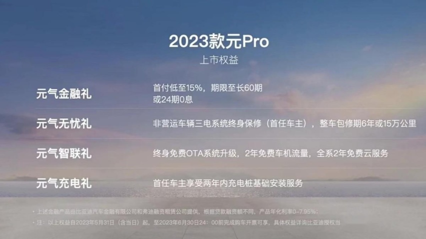 比亚迪新款元Pro售价9.58万元起，外观不变、配置增加