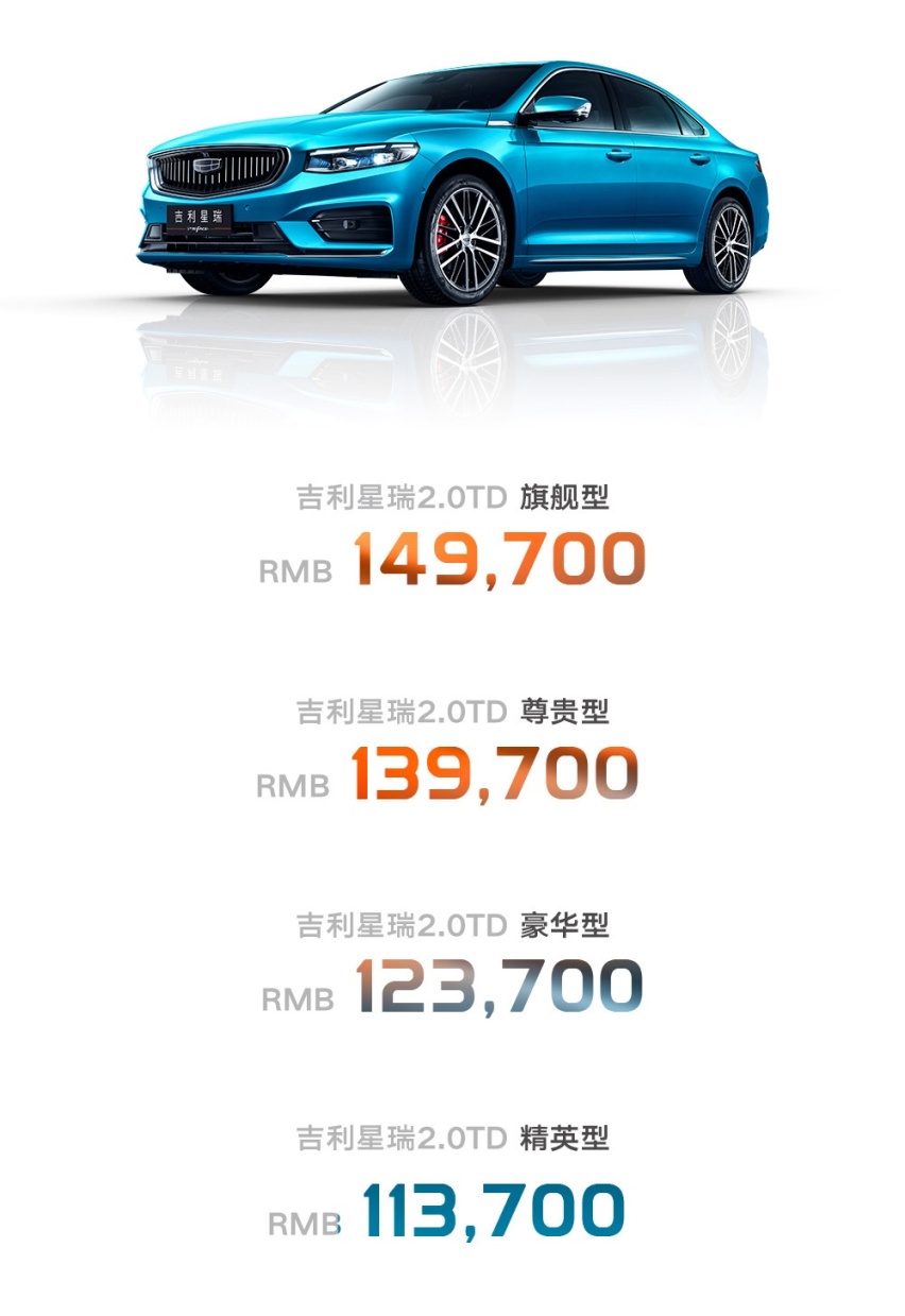 快评：吉利星瑞11.37万起价上市，要抢谁的蛋糕？