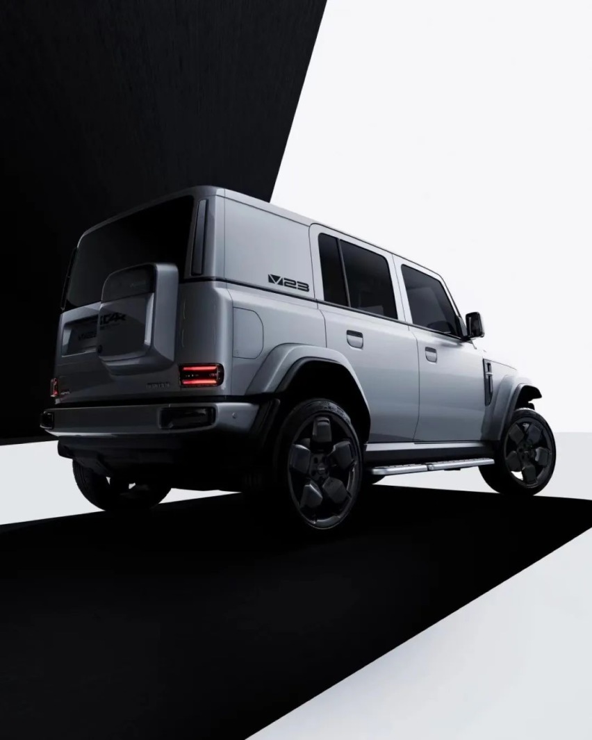 奇瑞iCAR V23曝了个光