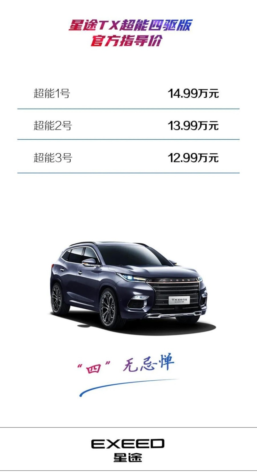 高效动力 掌握征途 星途TX“超能四驱版” 苏州上市