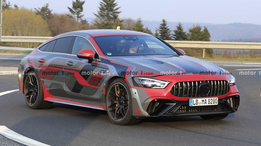 奔驰AMG GT73e路试谍照曝光 V8混插系统打造最强GT跑车