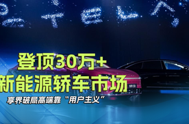 登顶30万+新能源轿车市场 享界破局高端靠“用户主义”