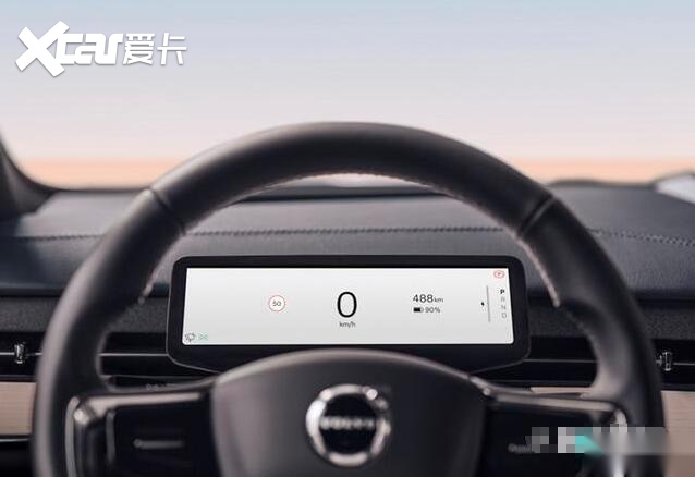 沃尔沃es100渲染图曝光 定位旗舰级轿车 预计纯电续航可达600km