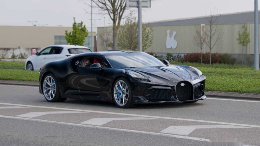 布加迪La Voiture Noire量产版实拍照曝光