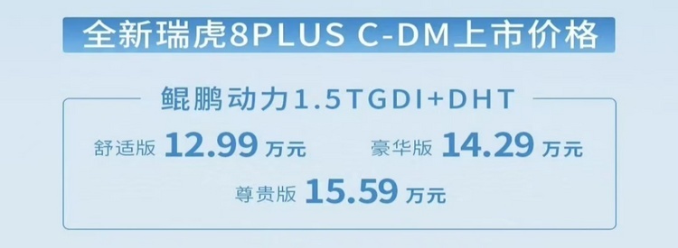 10.99万元起，全新瑞虎8 PLUS哪款值得买？