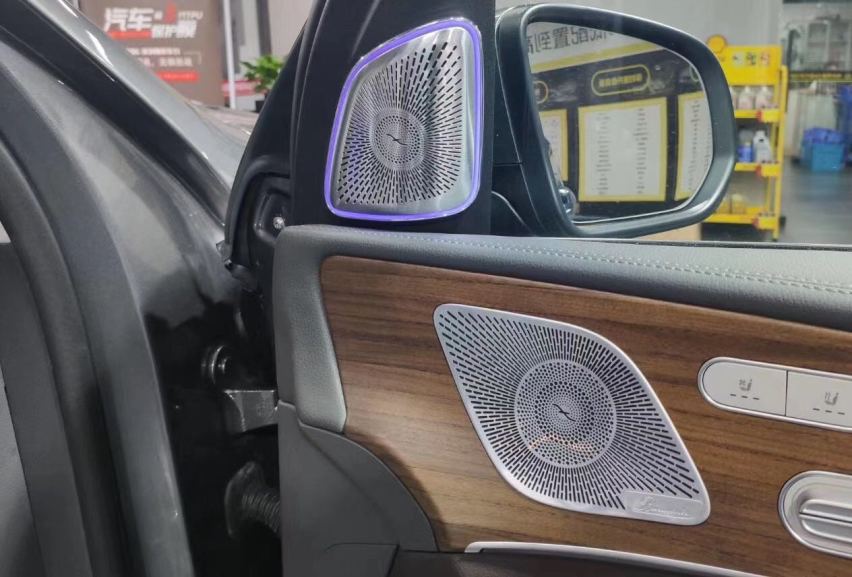 20款奔驰GLS450改装大柏林音响26喇叭音响