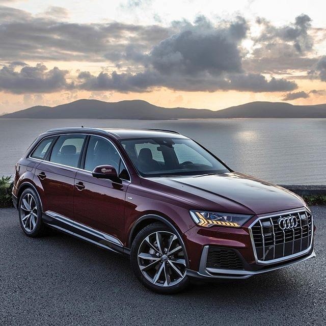 新款奥迪Q7 55 TFSI 版本官图发布，新车前脸更加霸气