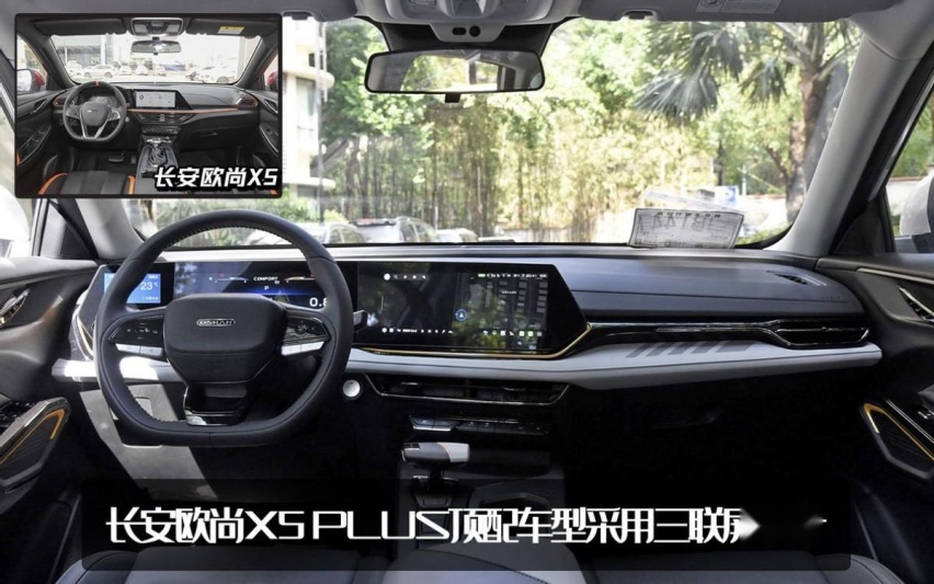 三联屏安排上了！长安欧尚X5 PLUS正式上市，9.59万元起售