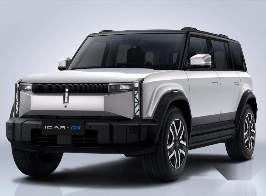 纯电动硬派SUV 奇瑞iCAR 03内饰官图发布 有望10月份量产