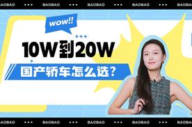 10W到20W 国产轿车怎么选？