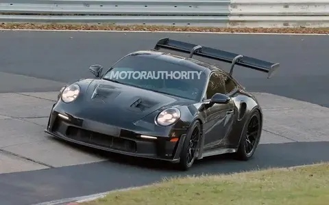 【E汽车】新款保时捷911 GT3 RS谍照曝光
