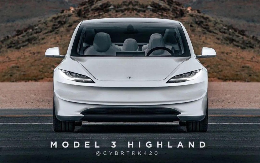 就改到这种程度？特斯拉新款Model 3再曝谍照，设计师就是懒