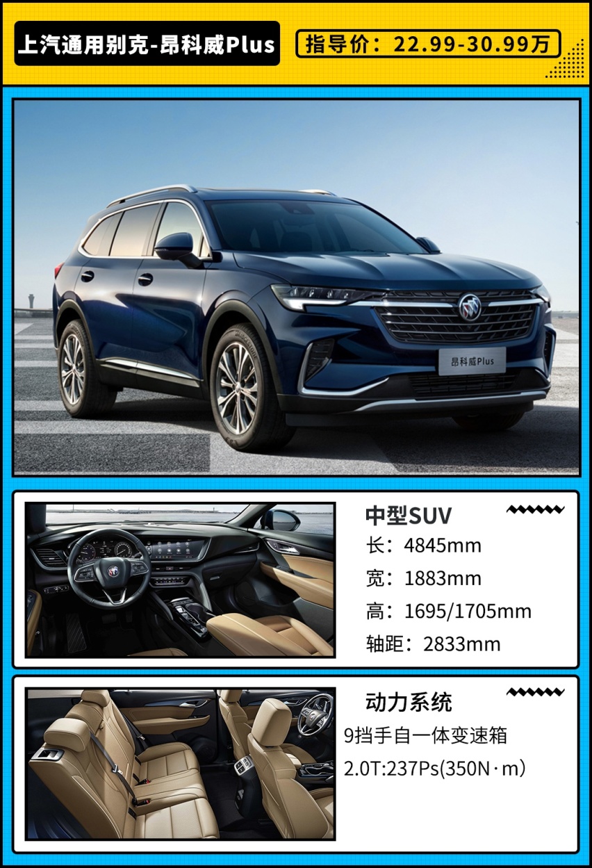别克昂科威新增1.5T车型 204马力 售价或不到20万