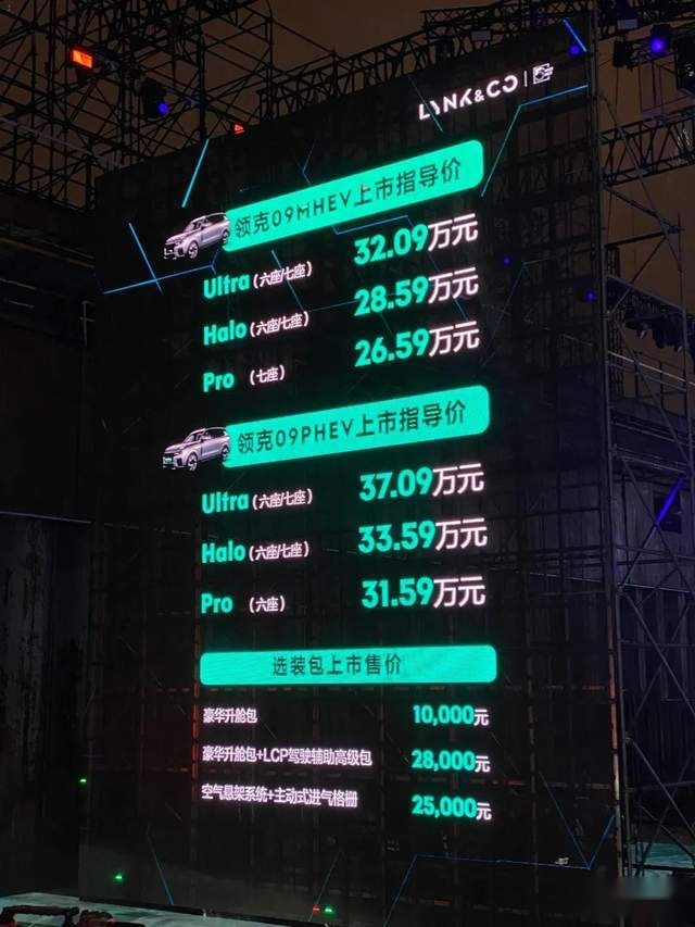 领克09上市26.59万起，够不够给5周年庆典压轴？