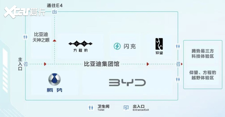 北京车展前瞻,比亚迪E3包馆四大品牌齐亮相