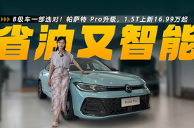 一口价16.99万起，新增1.5T动力，油耗低至5.93L，探店帕萨特 Pro