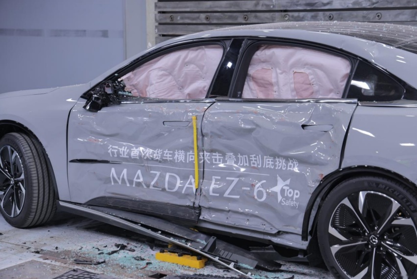 全网首拆 四好旗舰MAZDA EZ-6安全挑战拆车大揭秘