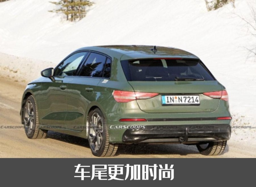 改款奥迪 A3 Sportback低伪谍照曝光，外观微调，或将年内上市