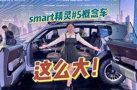 smart精灵#5概念车全球首秀！尺寸更大、强调户外属性