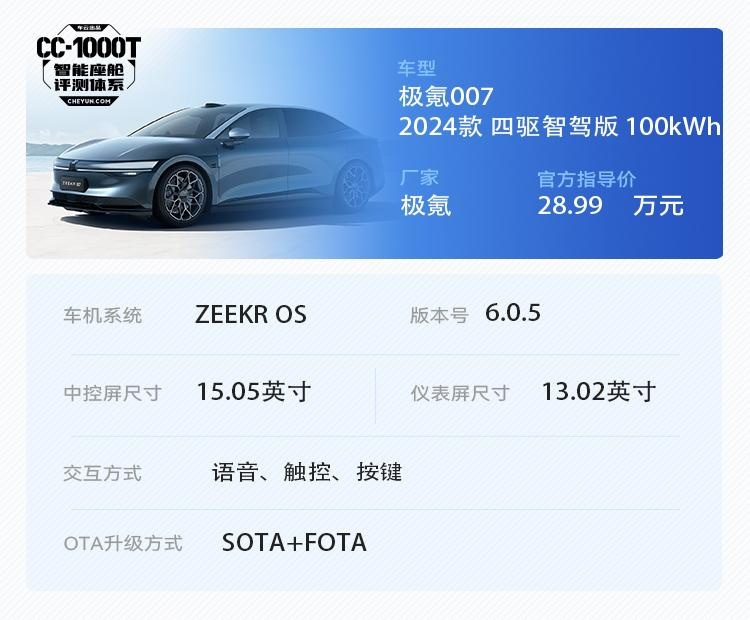 设计简约但并不简单，极氪007智能座舱创新解析
