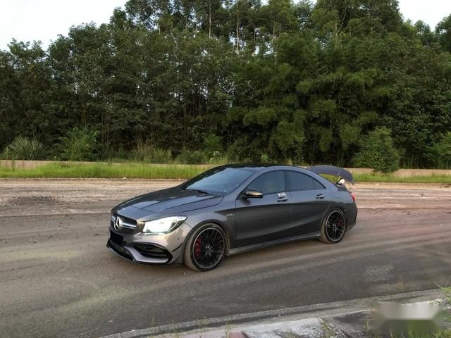 千万级超跑的主动尾翼，CLA45车主用千元自制成功？