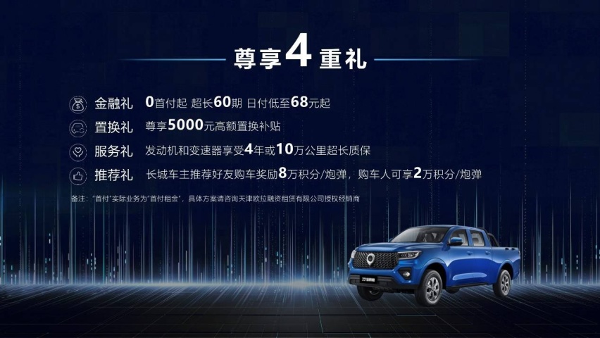赋能千行百业 全球智能豪华皮卡2023款商用炮9.98万元起焕新上市