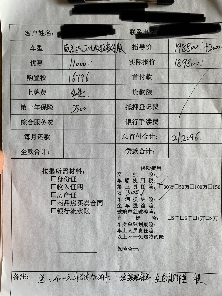 看过大众探岳，对比过CRV，最后18.98万喜提威兰达，这价格还行吧