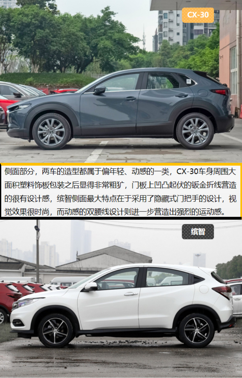 15万紧凑型SUV 皮实耐用是关键 CX-30和缤智怎么选？