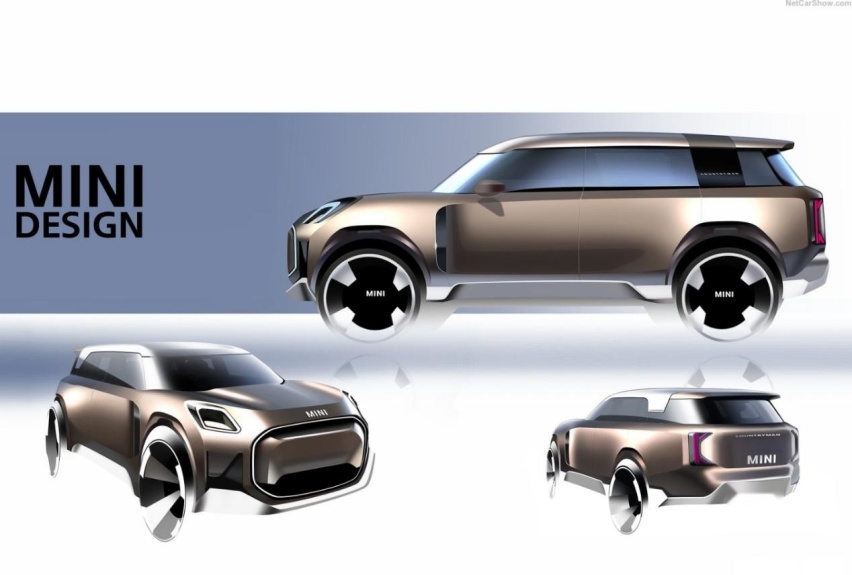2024款MINI Countryman纯电动版，车重超2吨的“大”M