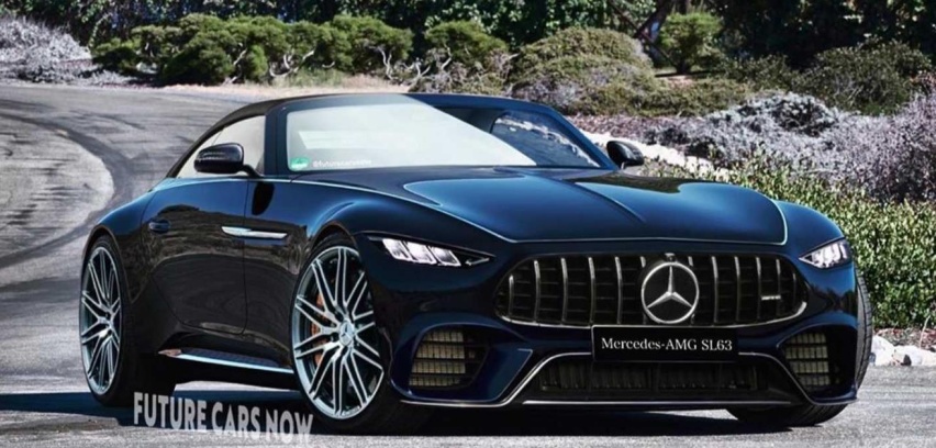 长车头短车尾，恍若优雅版AMG GT，奔驰全新SL渲染图曝光
