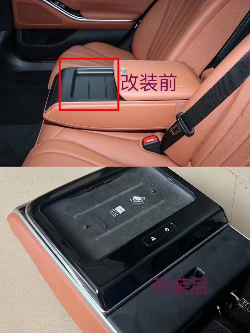 23款奔驰S400商务升级后排电动座椅，座椅通风效果分享