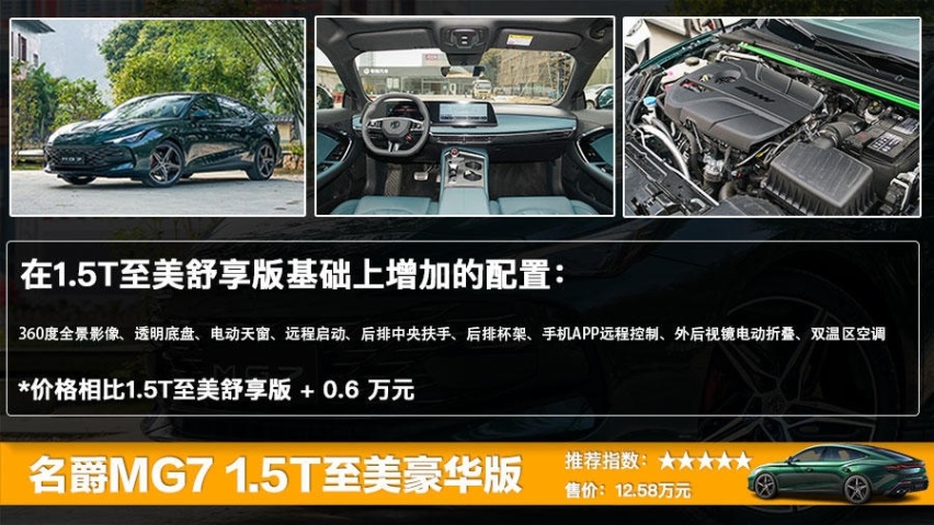 名爵MG7正式上市 售11.98万元起，全系六款车型选哪款更划算？