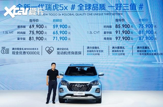 郑谊看车展（05）瑞虎5x，对发动机最自信的小型SUV？