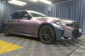 每天出门像在拍偶像剧！宝马改色卡莱斯CARLAS卡普里灰紫