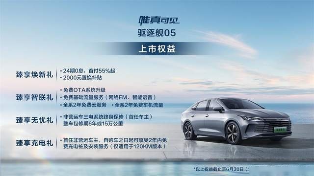 DM-i加持 比亚迪驱逐舰05上市 补贴后售价11.98-15.58万
