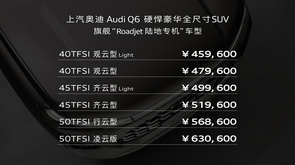 还未上市先降4万，认清现实的上汽奥迪Q6，还有机会吗？