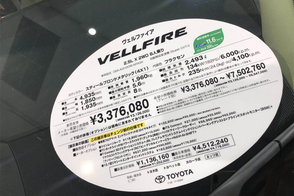 实拍丰田威尔法：落地价一百多万比奔驰S级还贵 且有钱买不到车