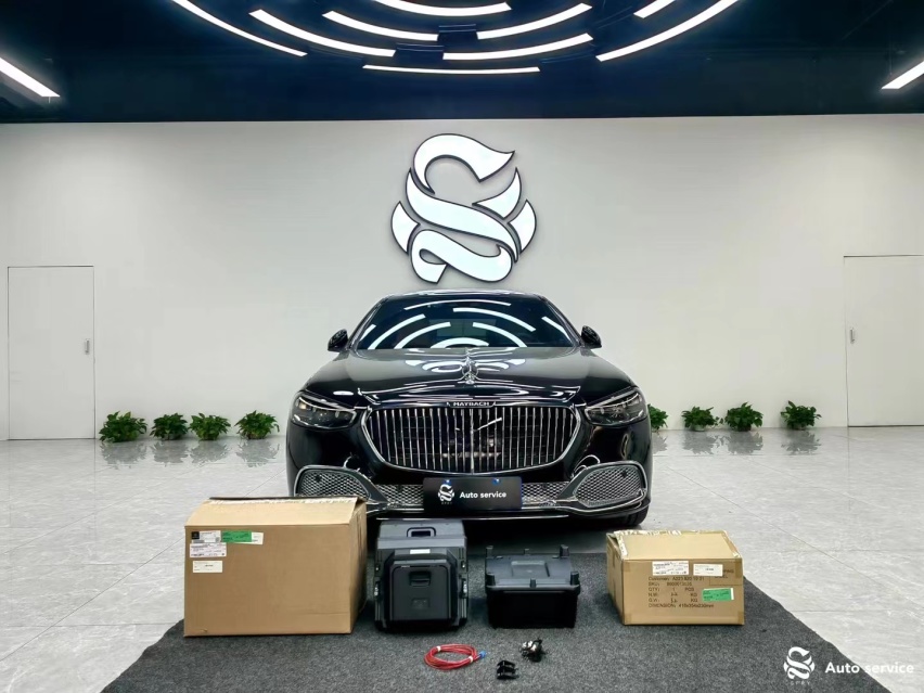迈巴赫S480升级原厂车载冰箱是什么样体验