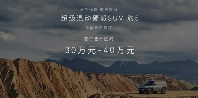 水晶按钮+可升降挡把/副驾屏，豹5内饰曝光，比亚迪又要火了