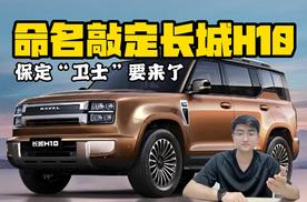 保定“卫士”要来了 命名敲定长城H10