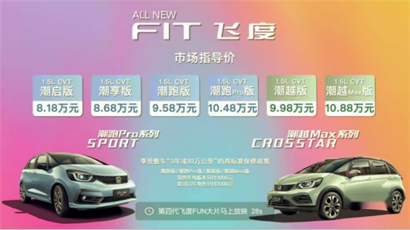 售价8.18-10.88万元，本田飞度哪款最值得买？