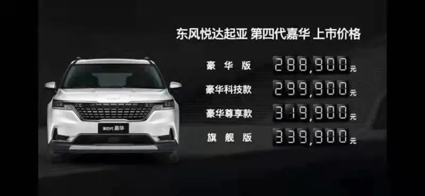 售价28.89万元起，豪华不输别克GL8，起亚全新嘉华怎么选？