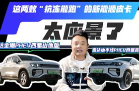 开年降温迎寒冬，这两款“抗冻能跑”的新能源皮卡，太应景了