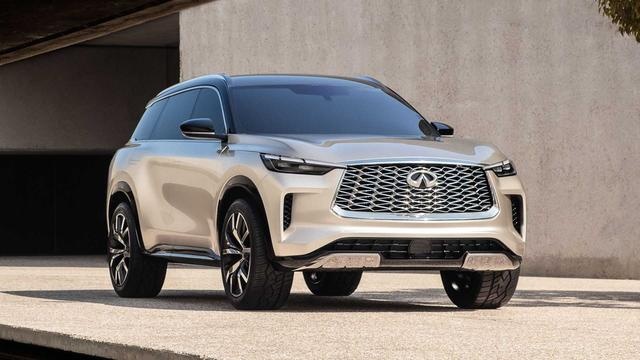 造型精美 英菲尼迪QX60概念车官图首发 北京车展亮相