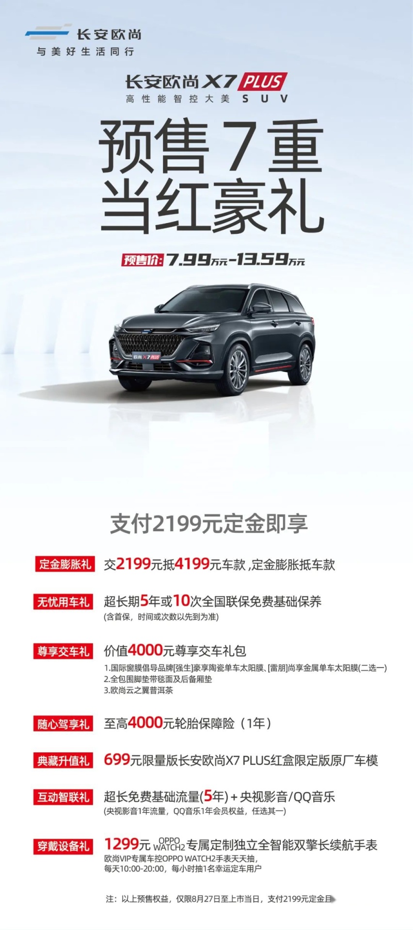 预售价比心理预期还低，坐等长安欧尚X7 PLUS成爆款