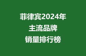 菲律宾2024年主流品牌销量排行榜