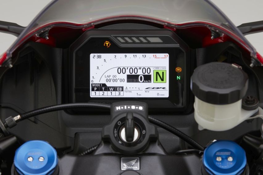 水冷四缸121马力动力充沛，本田2021款CBR60RR