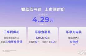 睿蓝蓝气球9月13日上市，上市限时价4.29万元